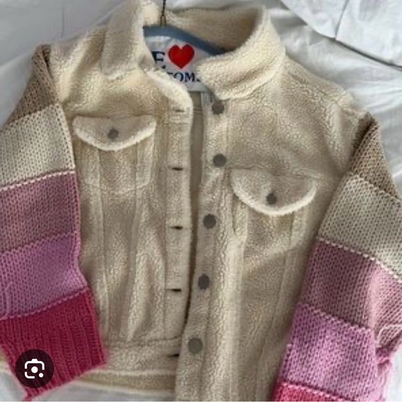 POL Cream Sherpa Jacket - Picture 3 of 7